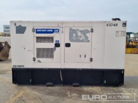FG Wilson XD100P4 Generators For Auction: Leeds, UK – 30th April, 1st, 2nd & 3rd May 25 full