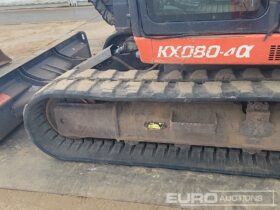 2016 Kubota KX080-4 6 Ton+ Excavators For Auction: Leeds, UK – 30th April, 1st, 2nd & 3rd May 25 full