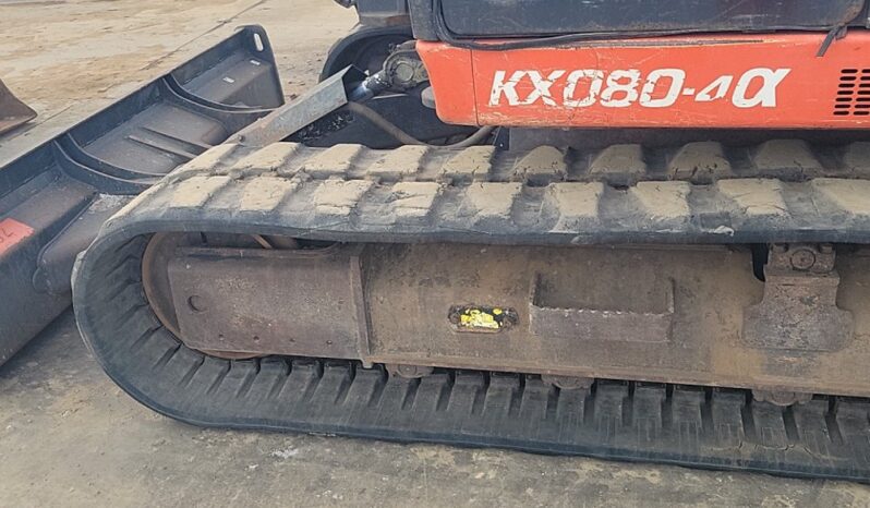 2016 Kubota KX080-4 6 Ton+ Excavators For Auction: Leeds, UK – 30th April, 1st, 2nd & 3rd May 25 full