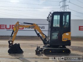 2022 Sany SY18C Mini Excavators For Auction: Leeds, UK – 30th April, 1st, 2nd & 3rd May 25 full
