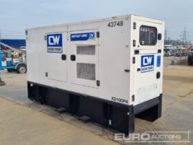 FG Wilson XD100P4 Generators For Auction: Leeds, UK – 30th April, 1st, 2nd & 3rd May 25 full