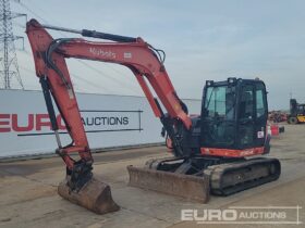 2016 Kubota KX080-4 6 Ton+ Excavators For Auction: Leeds, UK – 30th April, 1st, 2nd & 3rd May 25