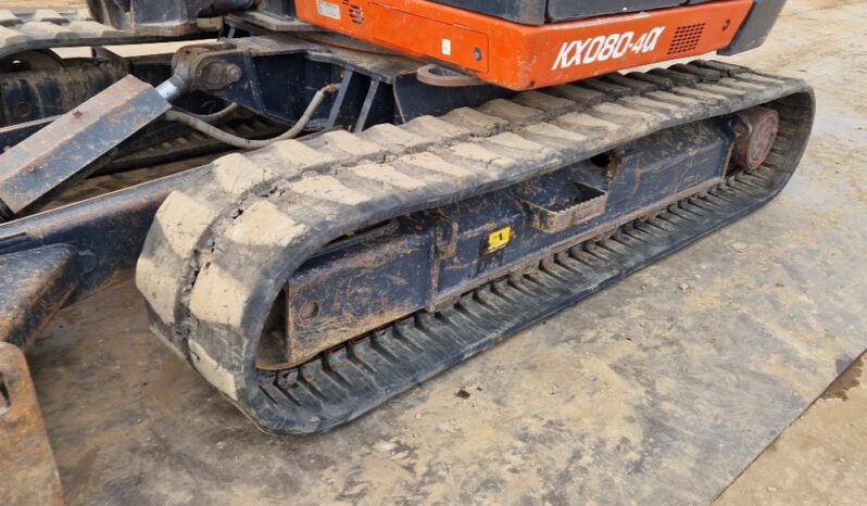 2019 Kubota KX080-4A 6 Ton+ Excavators For Auction: Leeds, UK – 30th April, 1st, 2nd & 3rd May 25 full