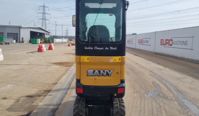 2022 Sany SY18C Mini Excavators For Auction: Leeds, UK – 30th April, 1st, 2nd & 3rd May 25 full