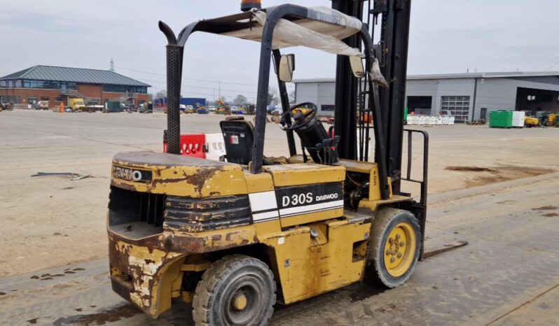 Daewoo D30S Forklifts For Auction: Leeds, UK – 30th April, 1st, 2nd & 3rd May 25 full