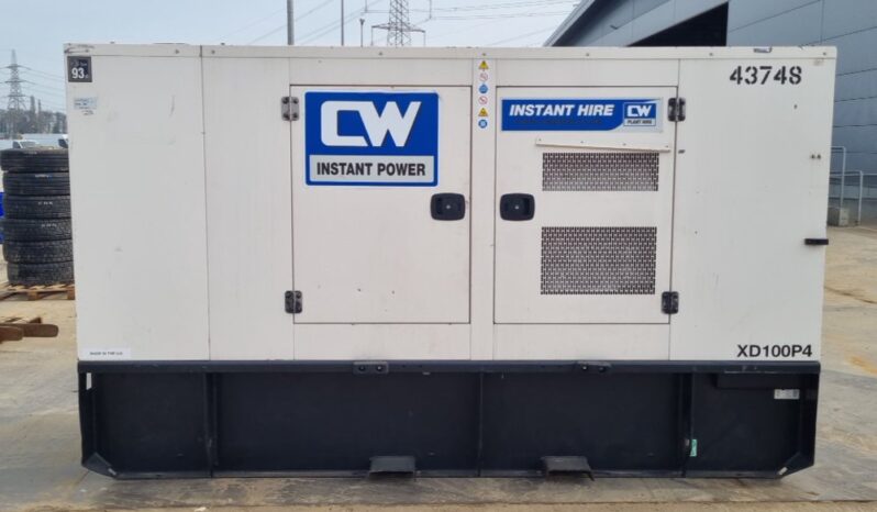 FG Wilson XD100P4 Generators For Auction: Leeds, UK – 30th April, 1st, 2nd & 3rd May 25 full
