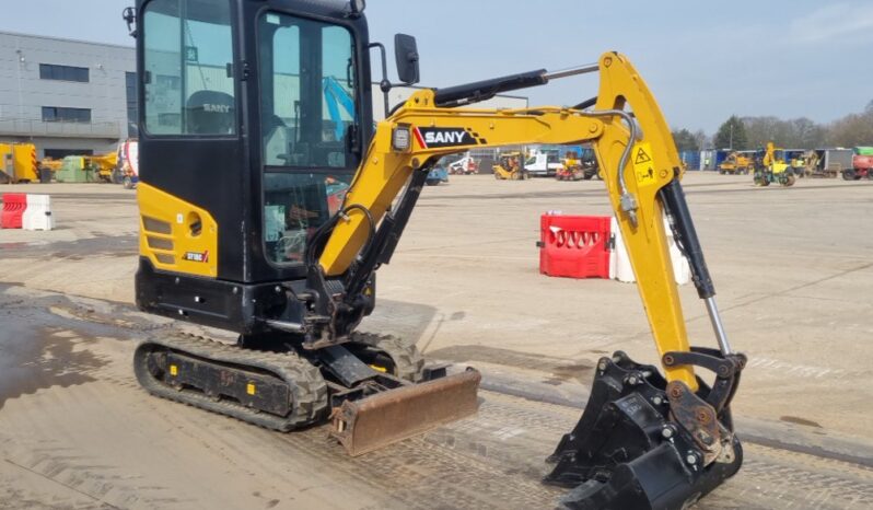 2022 Sany SY18C Mini Excavators For Auction: Leeds, UK – 30th April, 1st, 2nd & 3rd May 25 full