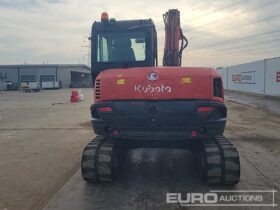 2016 Kubota KX080-4 6 Ton+ Excavators For Auction: Leeds, UK – 30th April, 1st, 2nd & 3rd May 25 full