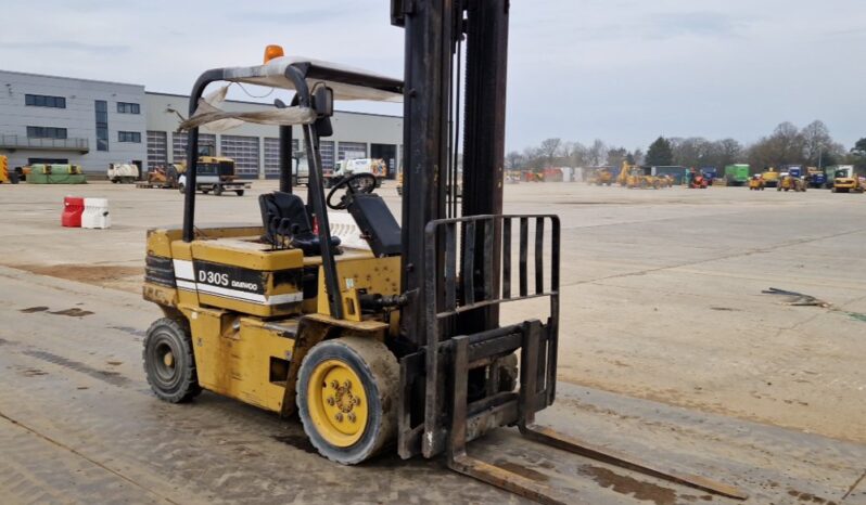 Daewoo D30S Forklifts For Auction: Leeds, UK – 30th April, 1st, 2nd & 3rd May 25 full