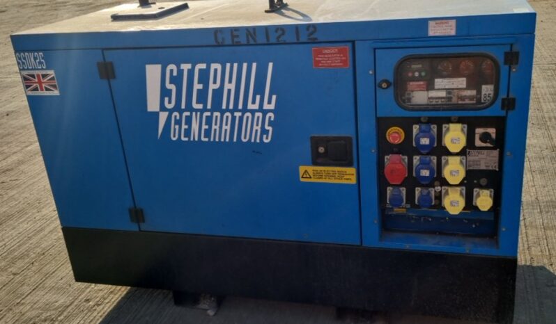 2013 Stephill SSDK25 Generators For Auction: Leeds, UK – 30th April, 1st, 2nd & 3rd May 25 full