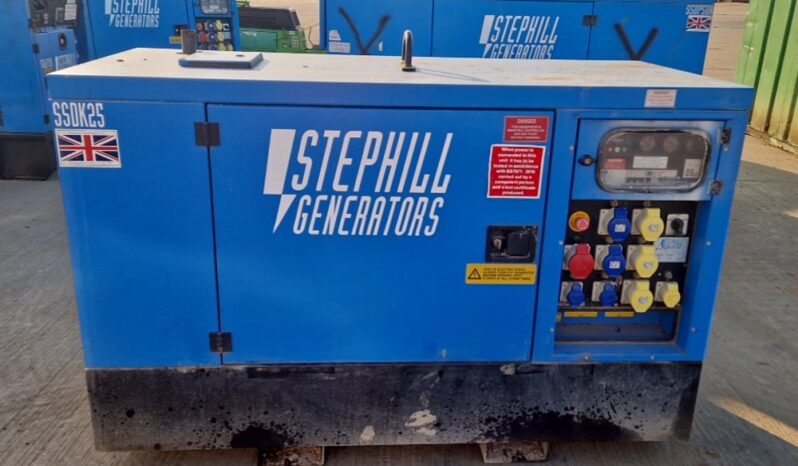 Stephill SSDK25 Generators For Auction: Leeds, UK – 30th April, 1st, 2nd & 3rd May 25 full