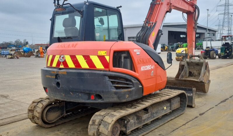 2016 Kubota KX080-4 6 Ton+ Excavators For Auction: Leeds, UK – 30th April, 1st, 2nd & 3rd May 25 full