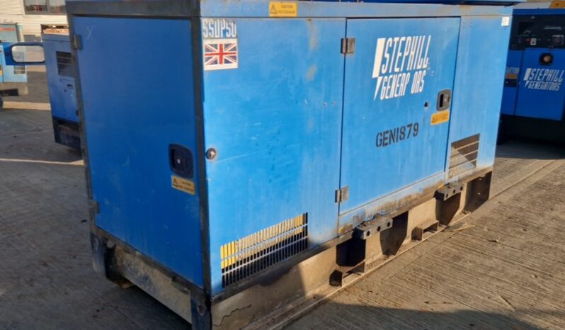 2014 Stephill SSDP50A Generators For Auction: Leeds, UK – 30th April, 1st, 2nd & 3rd May 25 full