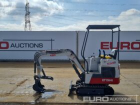Unused 2025 Toft BTTL15H-6 Micro Excavators For Auction: Leeds, UK – 30th April, 1st, 2nd & 3rd May 25 full