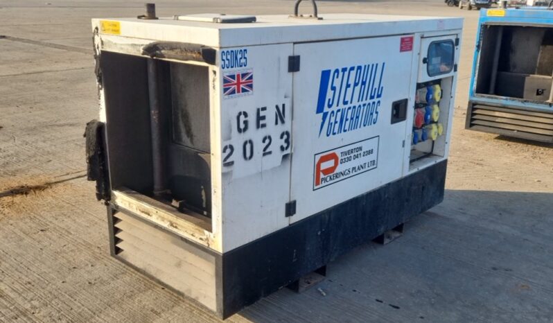 2017 Stephill SSDK25 Generators For Auction: Leeds, UK – 30th April, 1st, 2nd & 3rd May 25