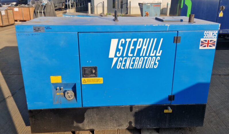 Stephill SSDK25 Generators For Auction: Leeds, UK – 30th April, 1st, 2nd & 3rd May 25 full