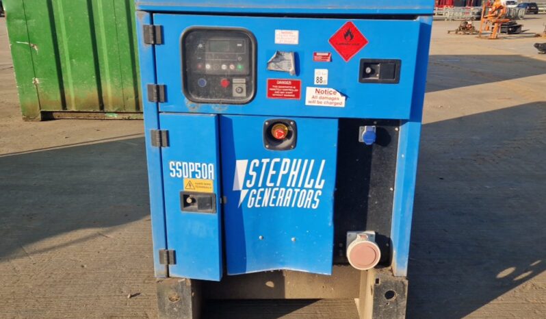 2014 Stephill SSDP50A Generators For Auction: Leeds, UK – 30th April, 1st, 2nd & 3rd May 25 full