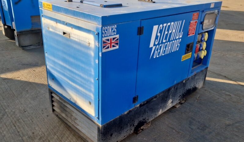 Stephill SSDK25 Generators For Auction: Leeds, UK – 30th April, 1st, 2nd & 3rd May 25 full