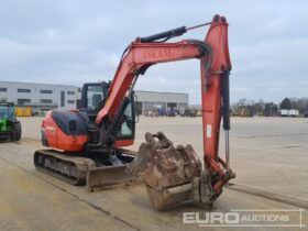 2016 Kubota KX080-4 6 Ton+ Excavators For Auction: Leeds, UK – 30th April, 1st, 2nd & 3rd May 25 full