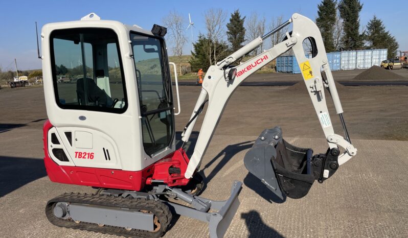 Takeuchi TB216 Minidigger full