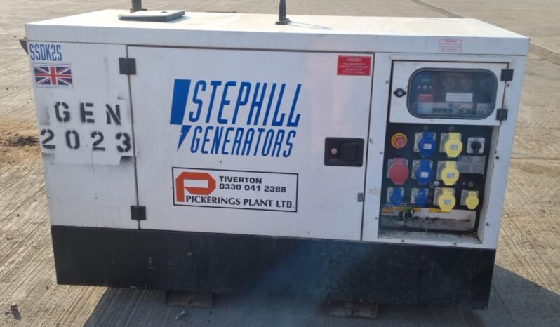 2017 Stephill SSDK25 Generators For Auction: Leeds, UK – 30th April, 1st, 2nd & 3rd May 25 full