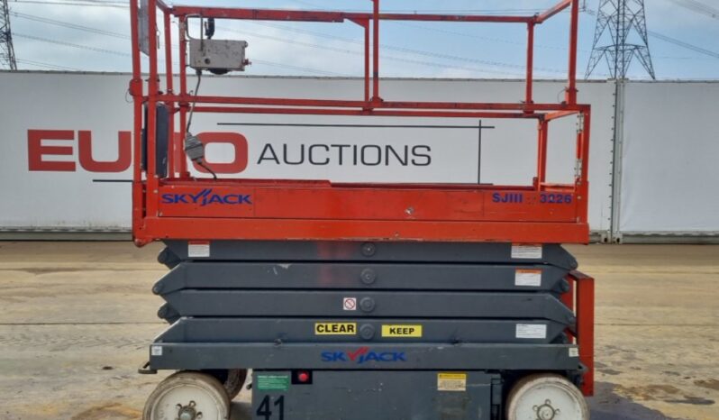 SkyJack SJ3226 Manlifts For Auction: Leeds, UK – 30th April, 1st, 2nd & 3rd May 25 full