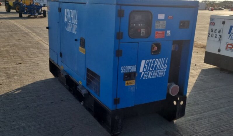 2015 Stephill SSDP50A Generators For Auction: Leeds, UK – 30th April, 1st, 2nd & 3rd May 25 full