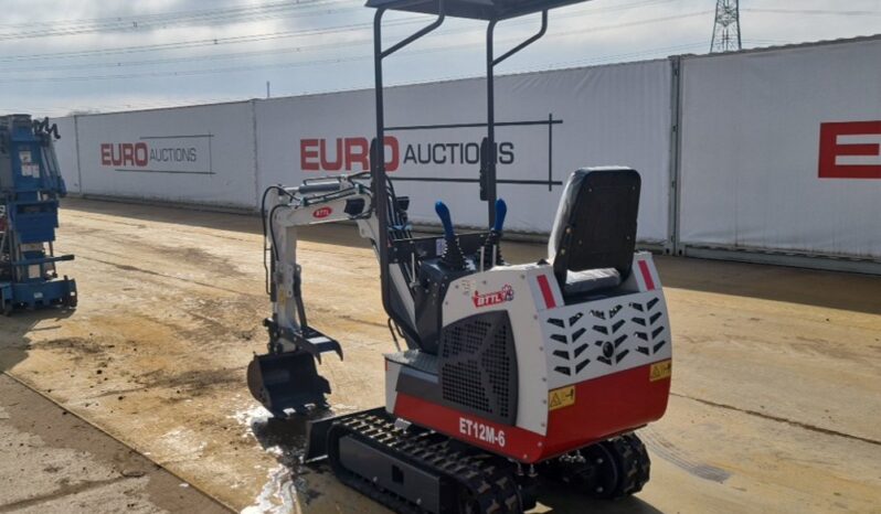 Unused 2025 Toft BTTL12 Micro Excavators For Auction: Leeds, UK – 30th April, 1st, 2nd & 3rd May 25 full