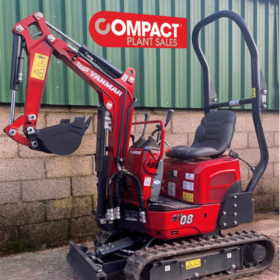 1.0t Yanmar SV08-1C Micro Excavators 2023