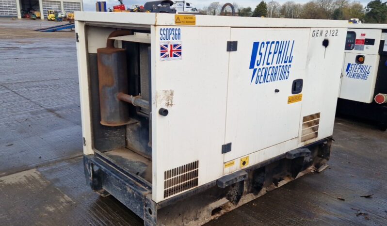 2018 Stephill SSDP36A Generators For Auction: Leeds, UK – 30th April, 1st, 2nd & 3rd May 25 full