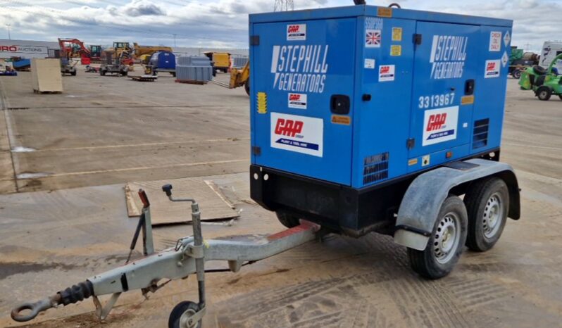 2016 Stephill generators 36kVA Twin Axle Generator, Perkins Engine (Electrical Fault) Generators For Auction: Leeds, UK – 30th April, 1st, 2nd & 3rd May 25