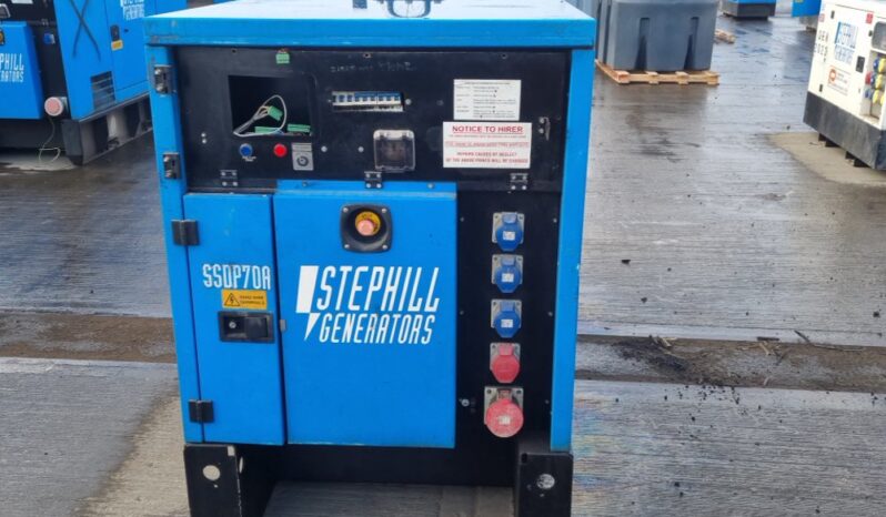 Stephill SSDP70A Generators For Auction: Leeds, UK – 30th April, 1st, 2nd & 3rd May 25 full