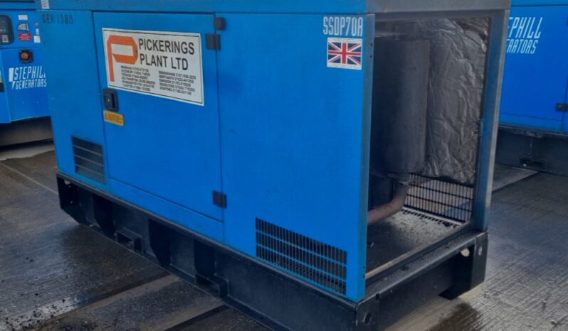 Stephill SSDP70A Generators For Auction: Leeds, UK – 30th April, 1st, 2nd & 3rd May 25 full