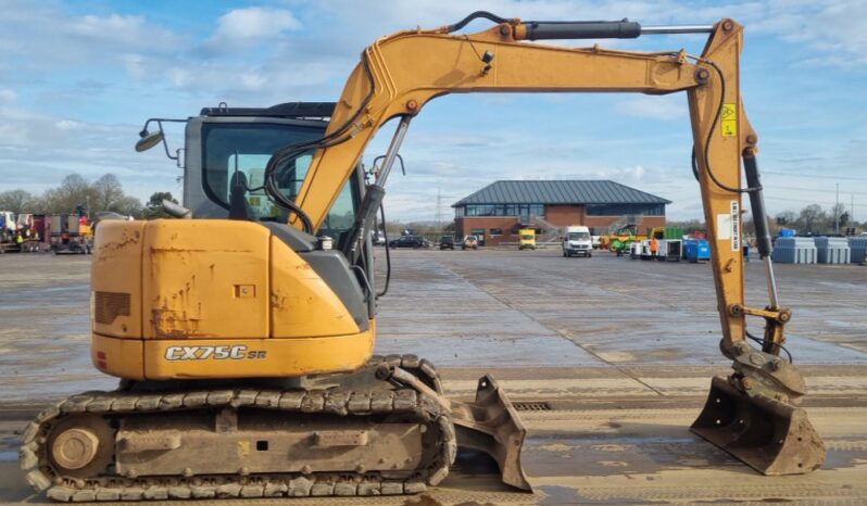 2014 Case CX75CSR 6 Ton+ Excavators For Auction: Leeds, UK – 30th April, 1st, 2nd & 3rd May 25 full