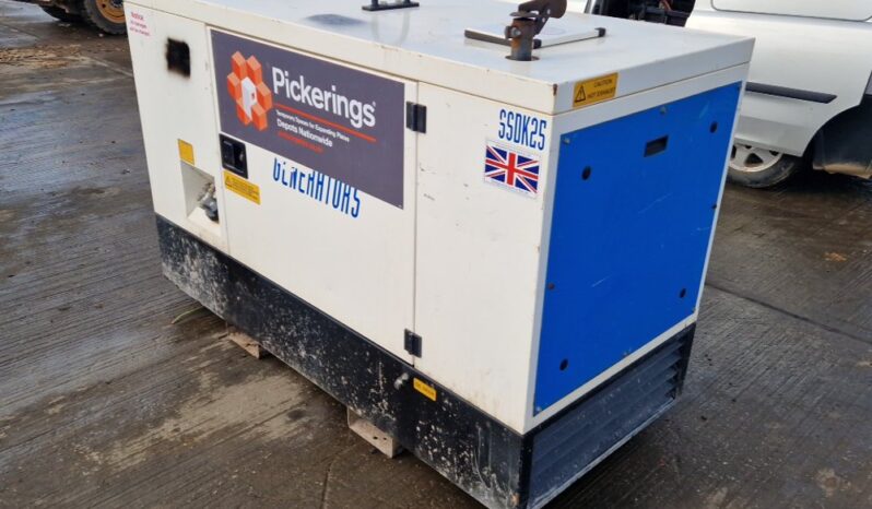 2019 Stephill SSDK25 Generators For Auction: Leeds, UK – 30th April, 1st, 2nd & 3rd May 25 full