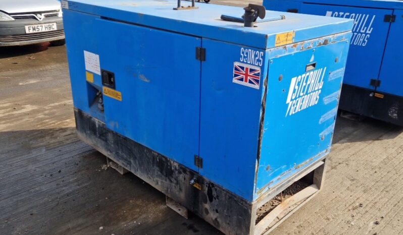 2014 Stephill SSDK25 Generators For Auction: Leeds, UK – 30th April, 1st, 2nd & 3rd May 25 full