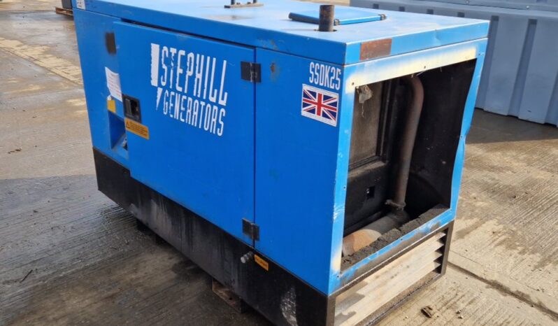 2016 Stephill SSDK25 Generators For Auction: Leeds, UK – 30th April, 1st, 2nd & 3rd May 25 full