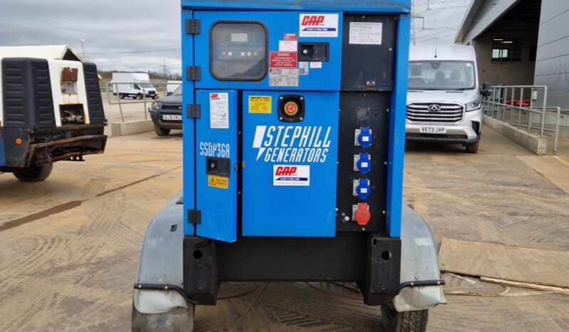 2016 Stephill generators 36kVA Twin Axle Generator, Perkins Engine (Electrical Fault) Generators For Auction: Leeds, UK – 30th April, 1st, 2nd & 3rd May 25 full
