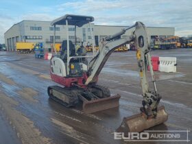 2017 Takeuchi TB216 Mini Excavators For Auction: Leeds, UK – 30th April, 1st, 2nd & 3rd May 25 full
