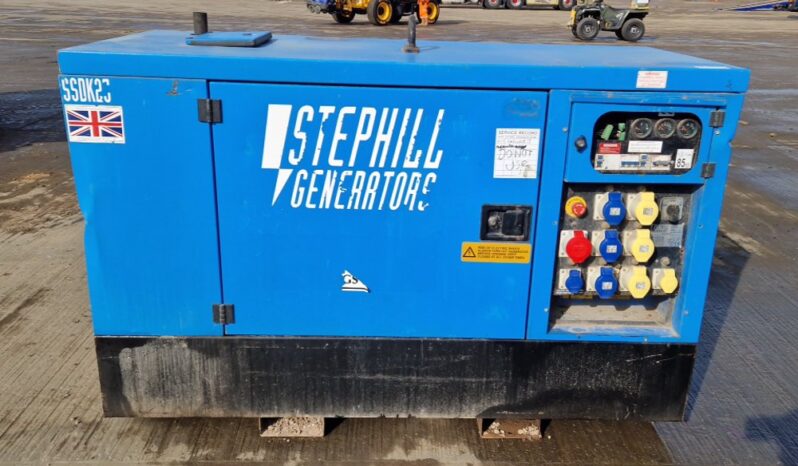 2016 Stephill SSDK25 Generators For Auction: Leeds, UK – 30th April, 1st, 2nd & 3rd May 25 full