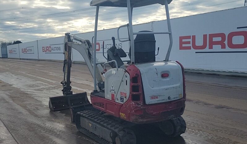 2017 Takeuchi TB216 Mini Excavators For Auction: Leeds, UK – 30th April, 1st, 2nd & 3rd May 25 full