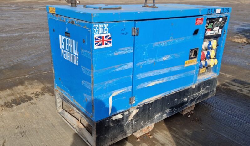2014 Stephill SSDK25 Generators For Auction: Leeds, UK – 30th April, 1st, 2nd & 3rd May 25