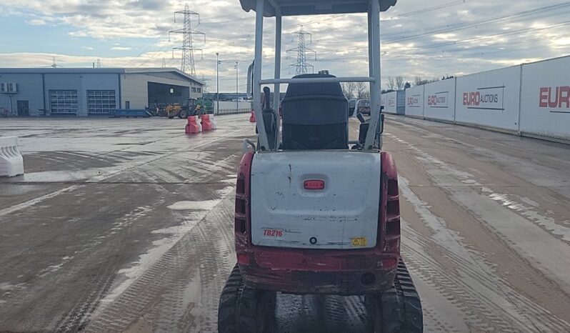 2017 Takeuchi TB216 Mini Excavators For Auction: Leeds, UK – 30th April, 1st, 2nd & 3rd May 25 full