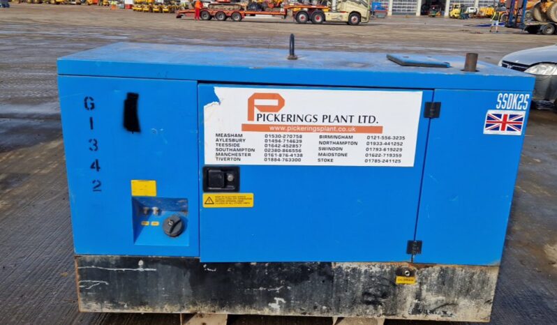 2014 Stephill SSDK25 Generators For Auction: Leeds, UK – 30th April, 1st, 2nd & 3rd May 25 full