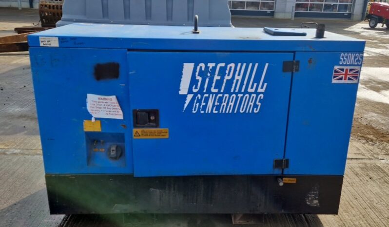 2016 Stephill SSDK25 Generators For Auction: Leeds, UK – 30th April, 1st, 2nd & 3rd May 25 full