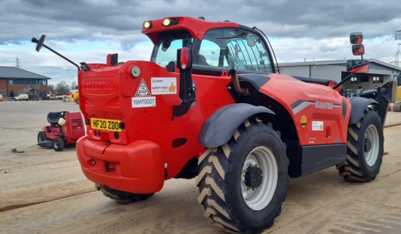 2020 Manitou MT1440 EASY Telehandlers For Auction: Leeds, UK – 30th April, 1st, 2nd & 3rd May 25 full