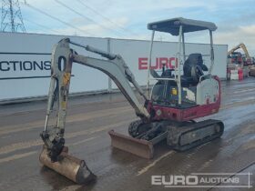 2017 Takeuchi TB216 Mini Excavators For Auction: Leeds, UK – 30th April, 1st, 2nd & 3rd May 25