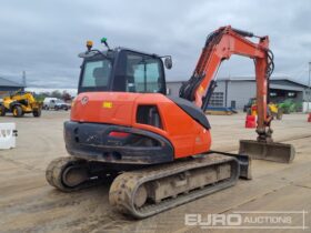2018 Kubota KX080-4A 6 Ton+ Excavators For Auction: Leeds, UK – 30th April, 1st, 2nd & 3rd May 25 full
