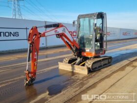 2016 Kubota U27-4 Mini Excavators For Auction: Leeds, UK – 30th April, 1st, 2nd & 3rd May 25