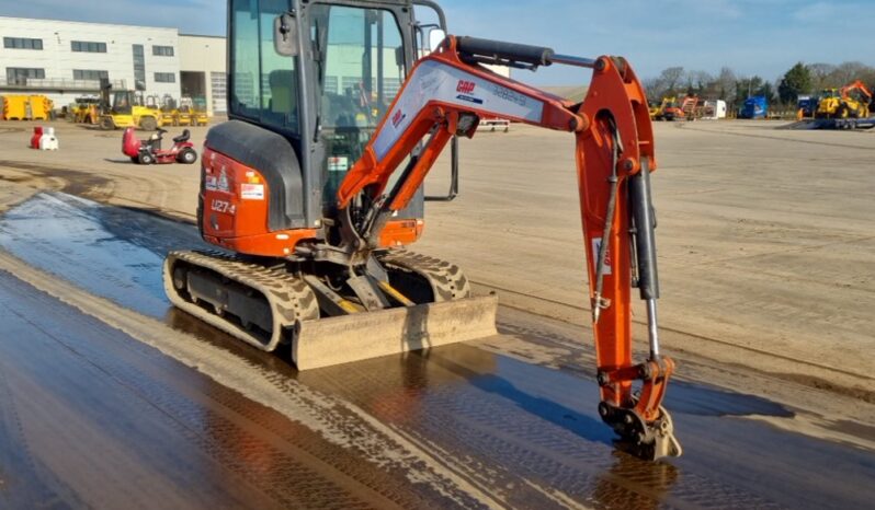2016 Kubota U27-4 Mini Excavators For Auction: Leeds, UK – 30th April, 1st, 2nd & 3rd May 25 full